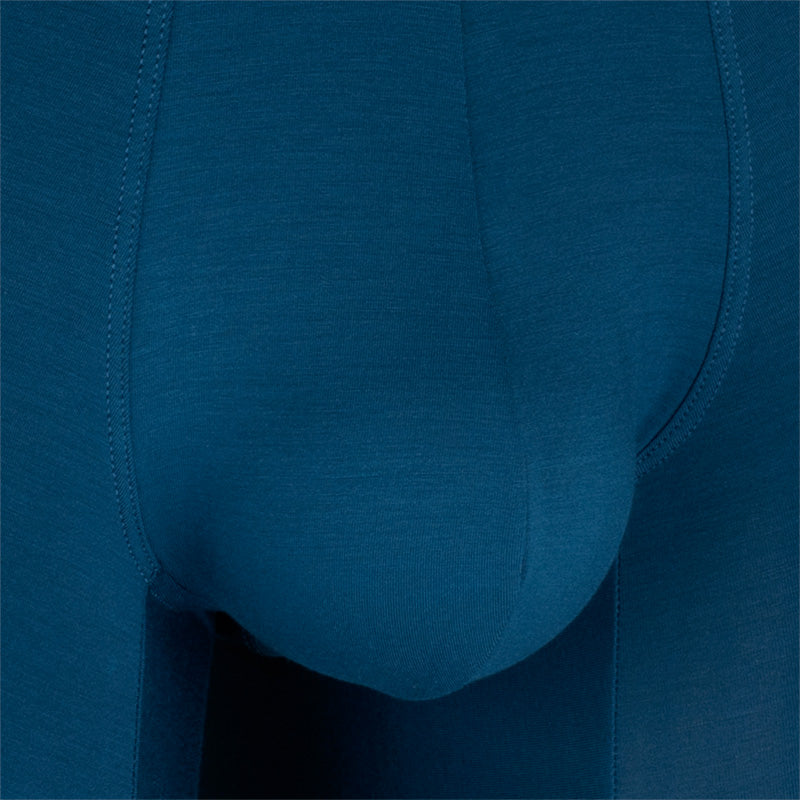 Close-up of a blue fabric texture