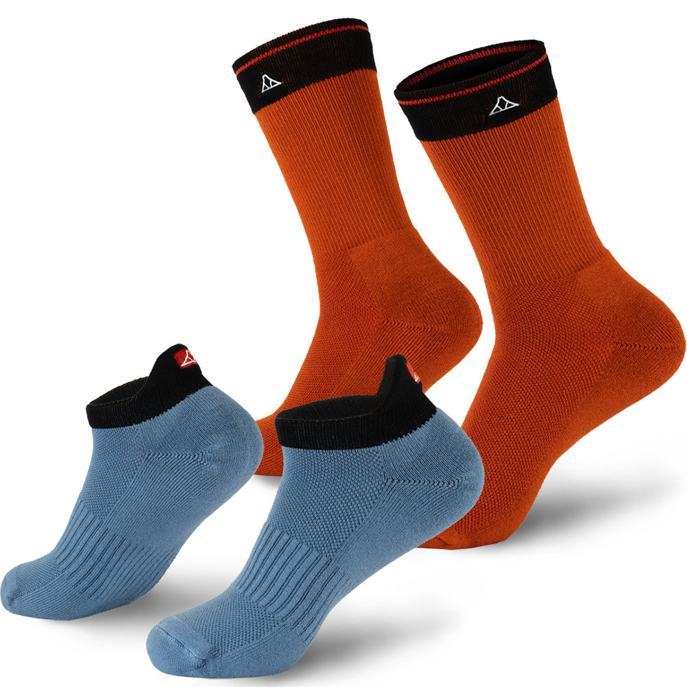 Bamboo socks in crew and no show