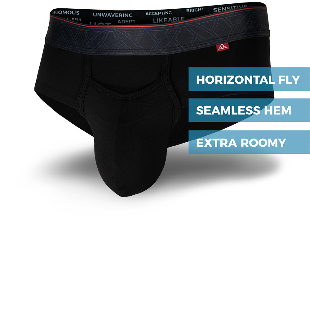 Men's Black Net Thong G-String - Sheer Stretch Lace Underwear Made In USA (One Size)