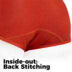 Anti-Gravity inside out showing flat back stitching