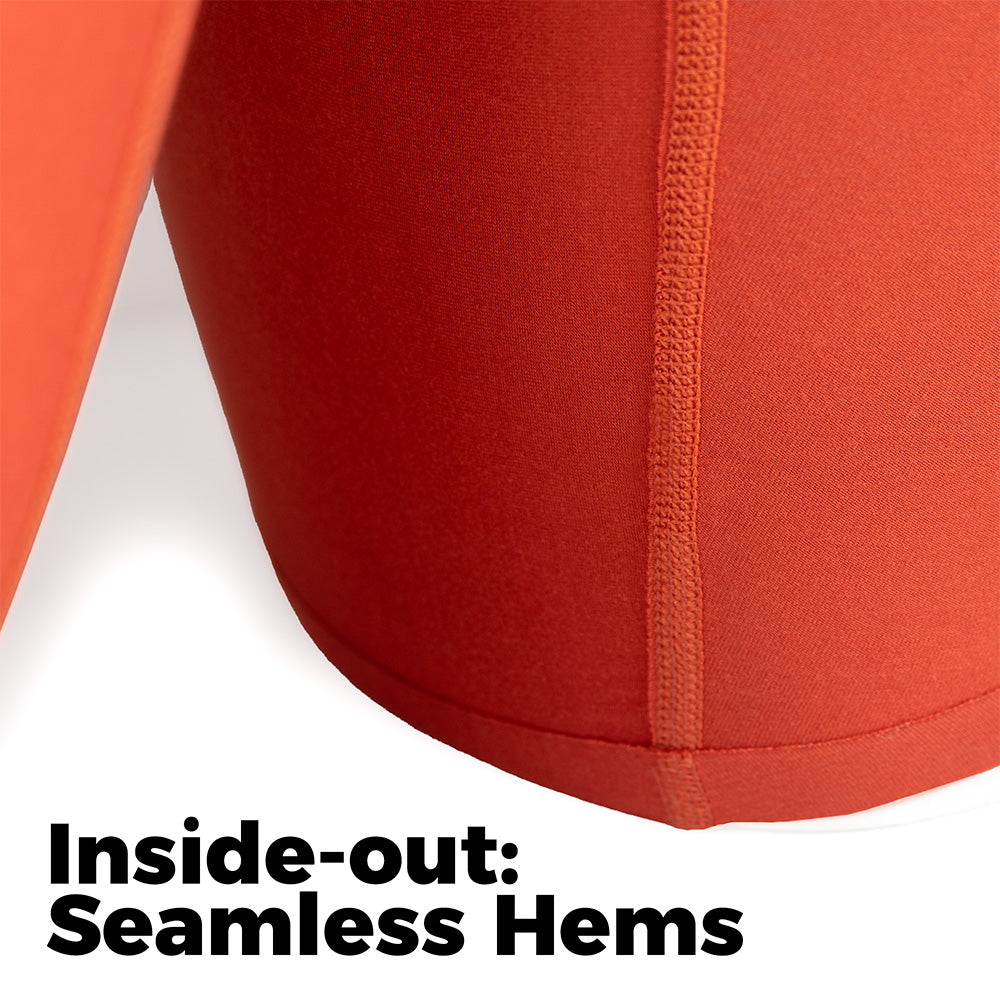 Anti-Gravity Boxer Briefs inside-out showing seamless hems