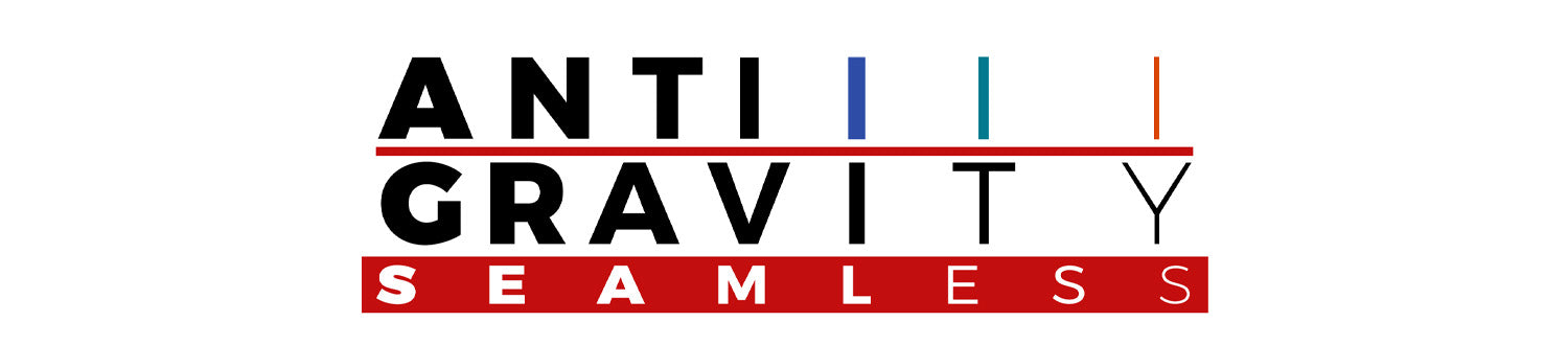 Logo for 'Anti Gravity Seamless' with a white background