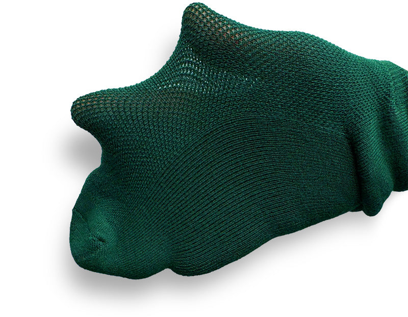 Bamboo sock mesh closeup