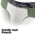 Haleakala Brief inside-out showing pouch