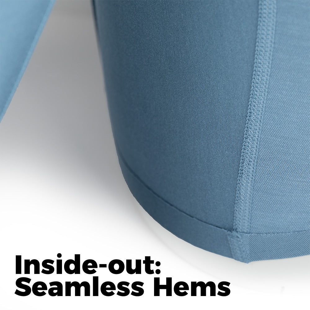 Haleakala Boxer Brief inside-out showing seamless hems