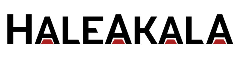 Haleakala logo with black text on a white background