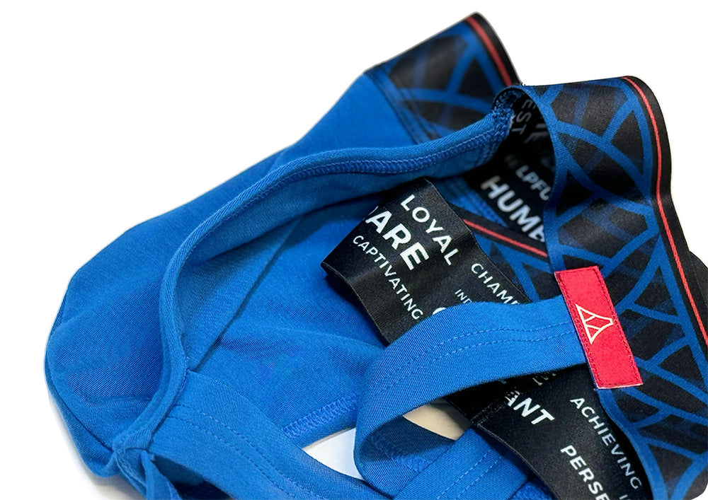 No Liner pinatubo thong in luzon blue scrunched up