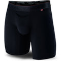 Pinatubo seamless boxer briefs in jet black 7"