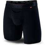 Pinatubo seamless boxer briefs in jet black 7"