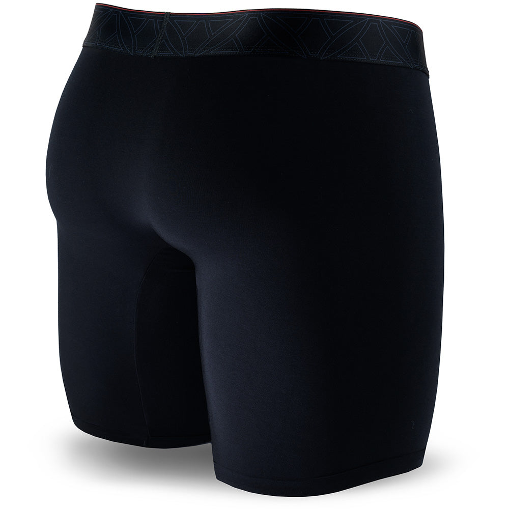 Pinatubo seamless boxer briefs black butt view
