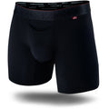 PInatubo Seamless Boxer Brief in Jet Black - Front