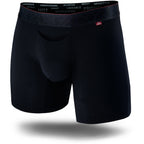 PInatubo Seamless Boxer Brief in Jet Black - Front
