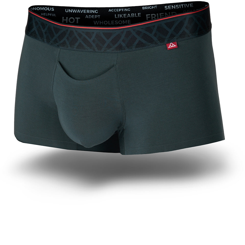 Pinatubo Seamless Trunk in Soapstone Green - Front