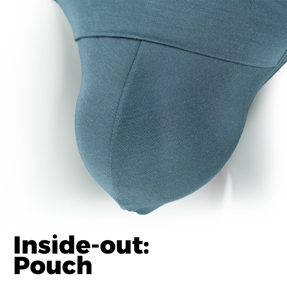 Pinatubo Brief inside-out showing pouch