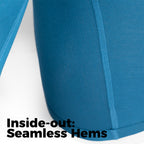 Pinatubo Boxer Brief inside-out showing seamless hems