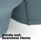 Pinatubo Trunk inside-out showing seamless hems