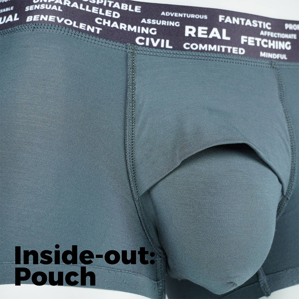 Pinatubo Trunk inside-out showing pouch