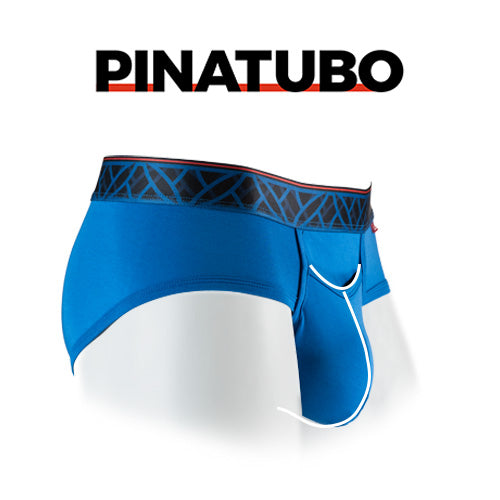 Pinatubo side view with pouch showing lower pouch with horizontal fly.