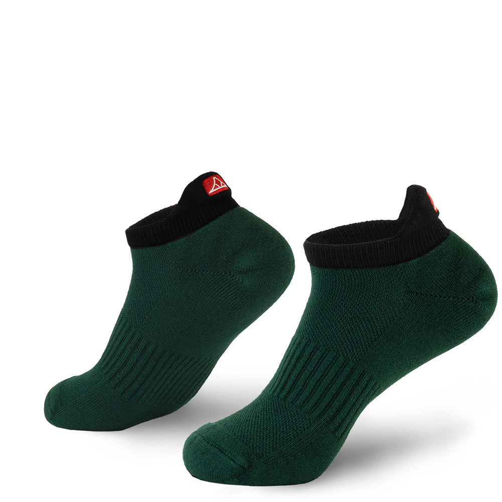 Lush Green bamboo no show socks.