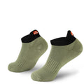 Sage Green bamboo no show socks.