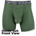 Vesuvius Sports Boxer inside-out showing front view