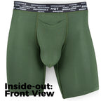 Vesuvius Boxer Brief inside-out showing front view