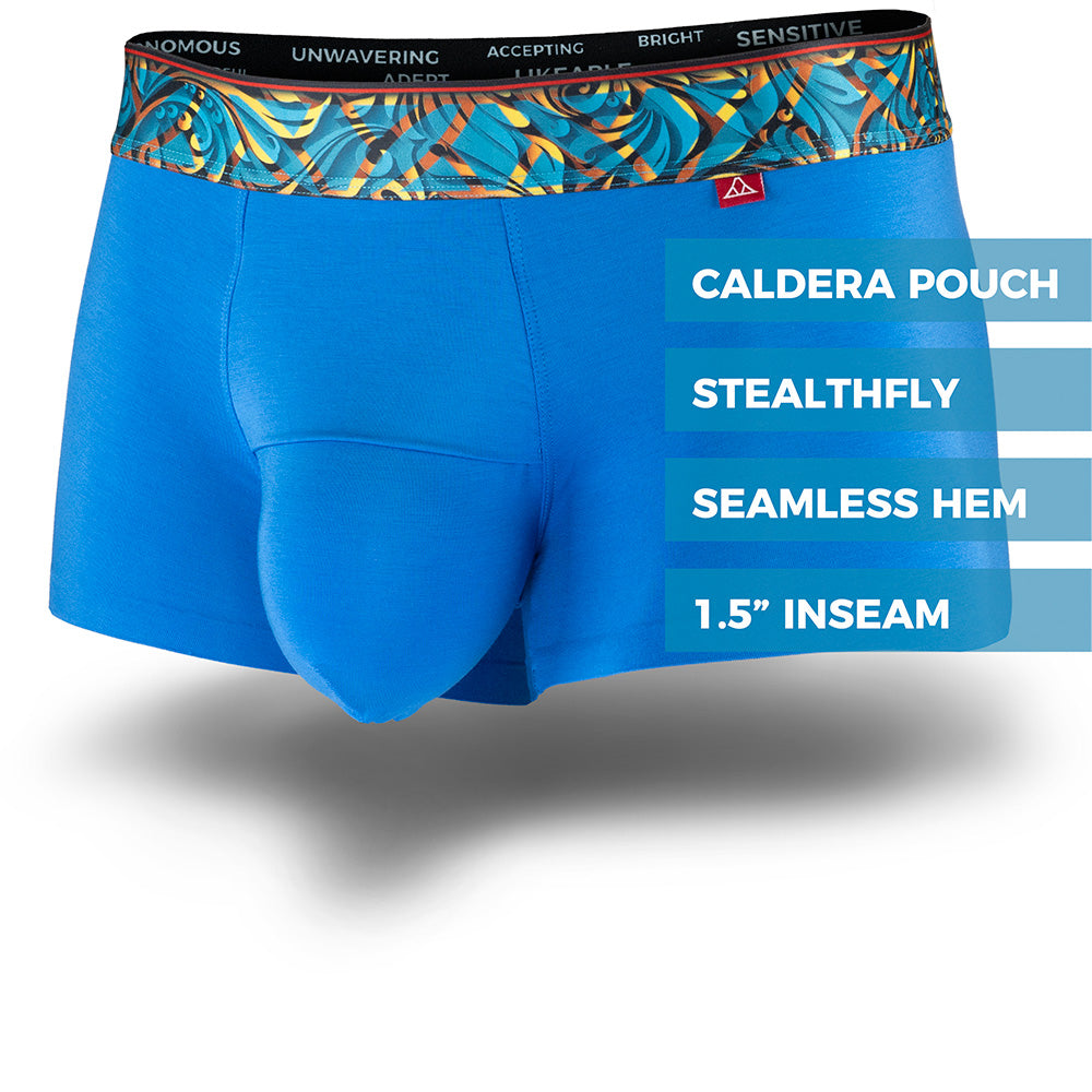 Vesuvius trunk in blue front view