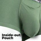 Vesuvius Trunk inside-out showing pouch