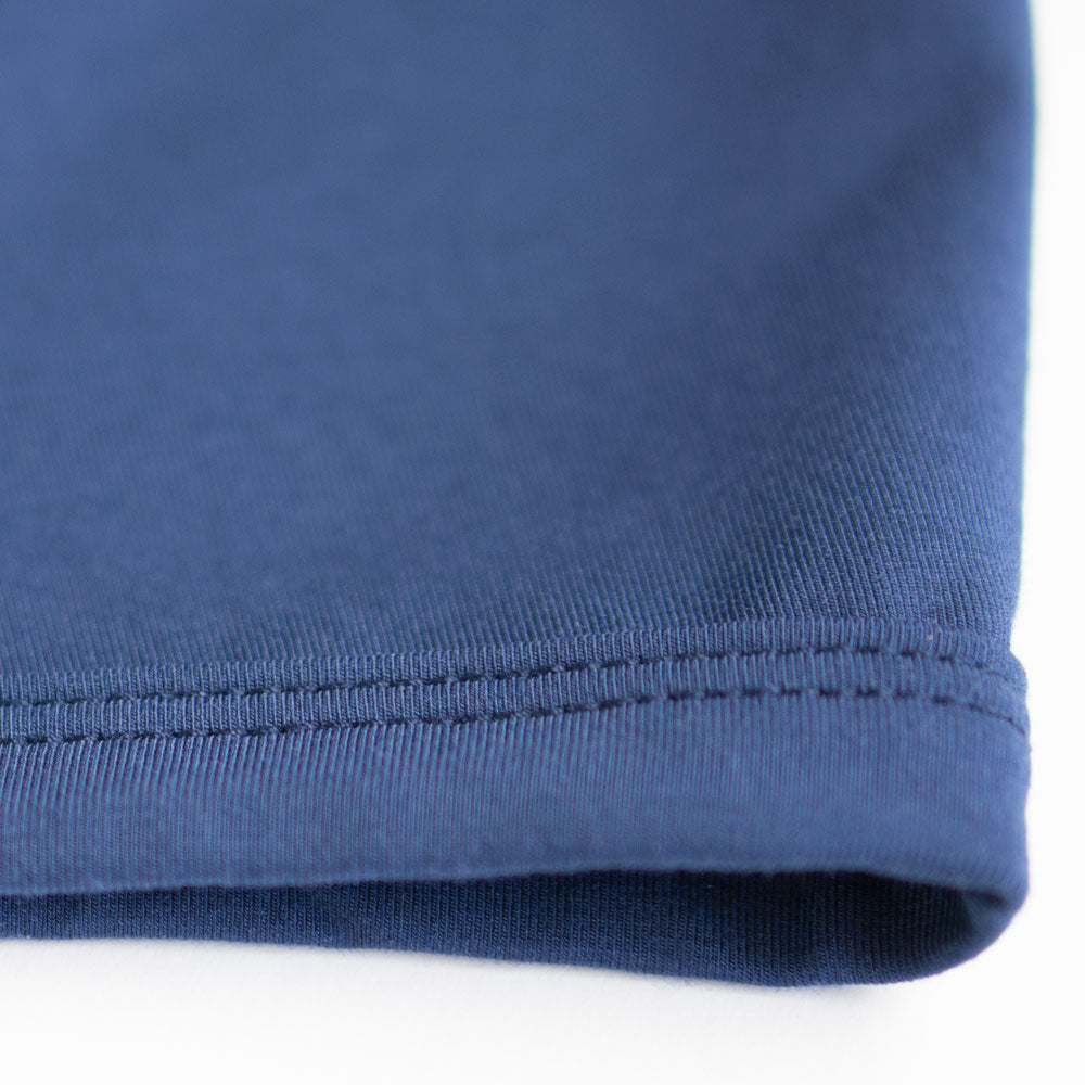 Close up of anti-gravity stitching on leg openings.
