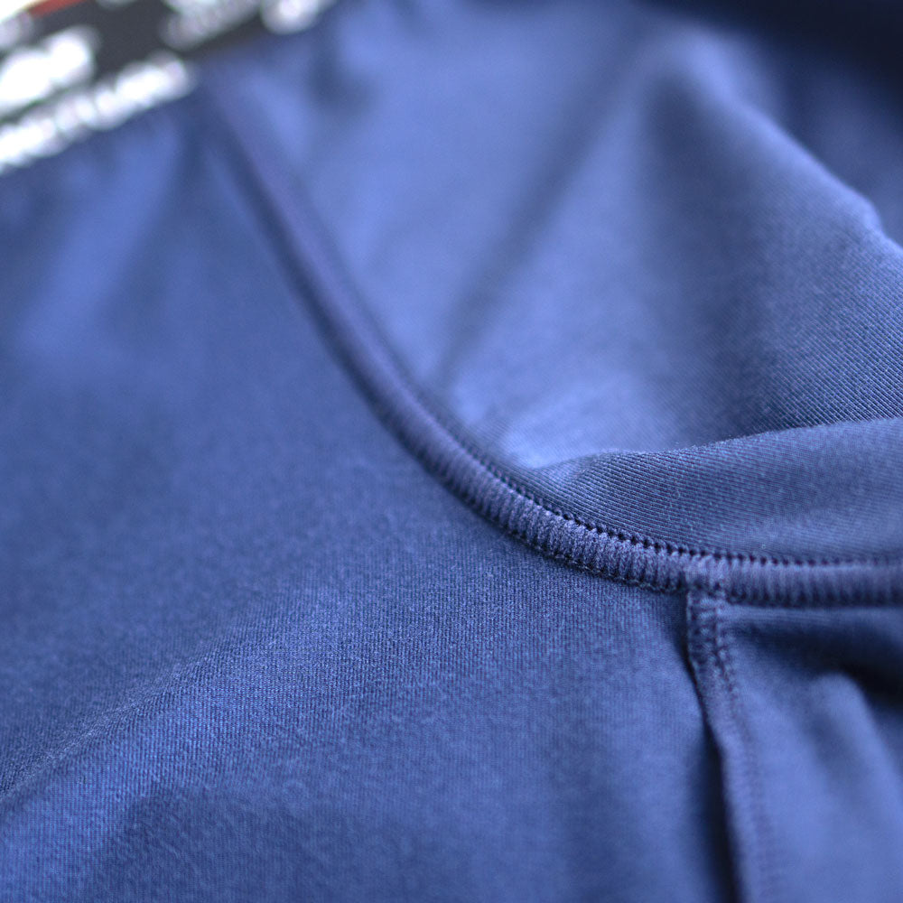 Close up of anti-gravity pouch with stitching.